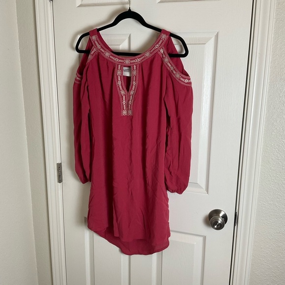 Knox Rose Womens Long Sleeve Cold Shoulder Dresses Size medium - Picture 2 of 11